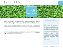 Tablet Screenshot of bluefininvest.com